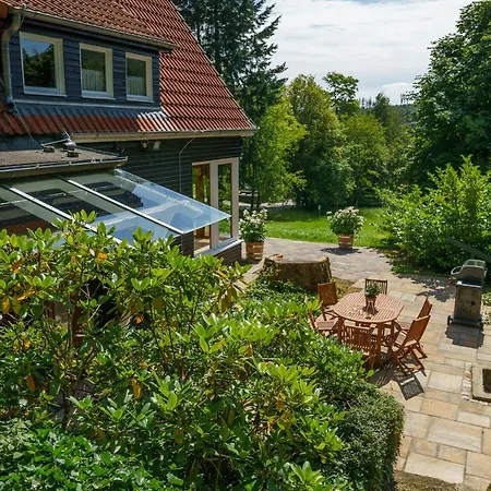 Villa Waldhäuschen am Sonnenhof Kassel Exterior foto